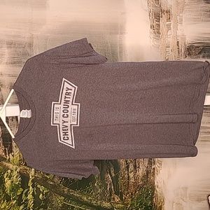 Chevy Country Mens Medium short sleeve gray Tshirt